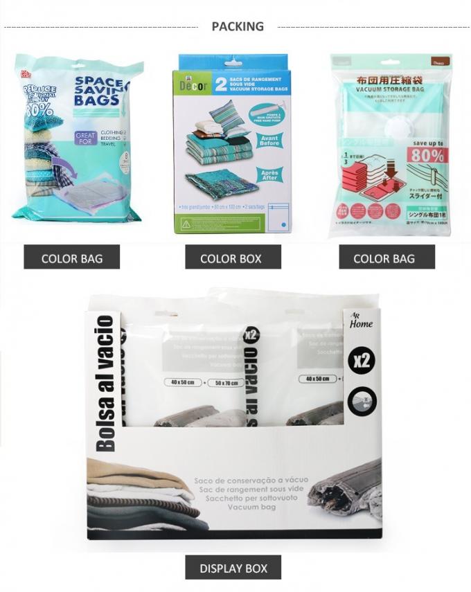 El Basın&ccedil;lı Seyahat Vakumlu Depolama &Ccedil;antası Yuvarlanma Vakumlu Uzay &Ccedil;antası 7