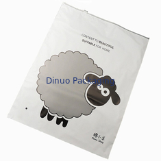 Geri dönüştürülebilir CPE ambalaj torbaları CPE/PVC/PE Ziplock giyim torbası 17 X 20cm