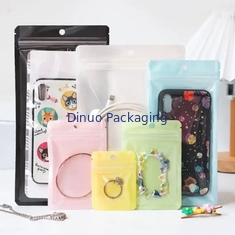 Özel CPE PE Şeffaf Dondurulmuş Plastik Fermuar Kilitli Çanta Mini Fermuar Cep
