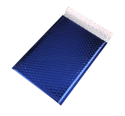 Suya Dayanıklı Metalik Kabarcık Postaları Mavi Yastıklı Zarflar 8.5 "X 14.5" # 3