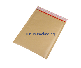 Hafif Yağa Dayanıklı Kahverengi 6x10 Kraft Kabarcık Mailers opp film dışında gözyaşı kolay
