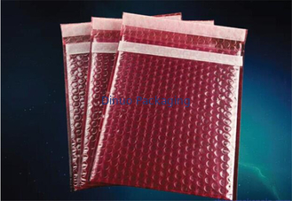 Çok fonksiyonlu Poly Bubble Mailers Kırmızı Renk 7.25 "X 12" # 1 Boyut Biyobozunur