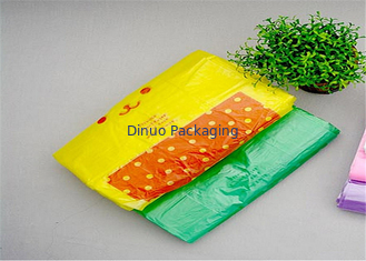 320 * 400mm Plastik Poly Pack Çantalı Saplı, Plastik Poşetler Özel Logo