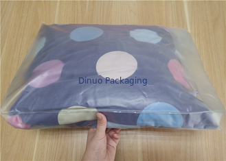 Yastık ve Dört Parçalı Takım Paket İçin Düğme ile Temizle PVC Ambalaj Torbaları
