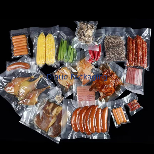 Çeşitli Boyutlar Naylon Vakum Torbası Kalınlığı 0.06-0.12mm Naylon / PE Malzemesi