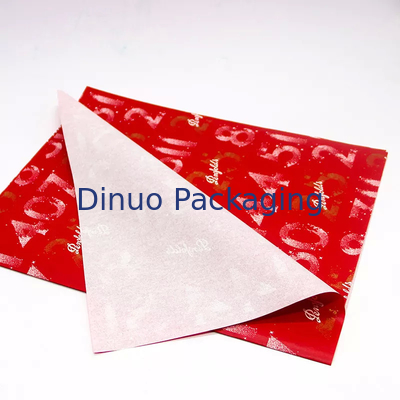 Altın Folyo Baskı Çiçek ile Noel Hediye Paketleme Kırmızı Doku Kağıt Sarma Ambalaj