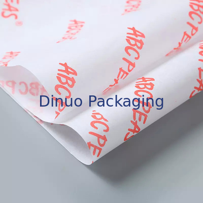 Turuncu Logo Çiçek Düğün Garland Yüz Hediyesi İçin Kişiselleştirilmiş Baskılı Doku Kağıt Sarma