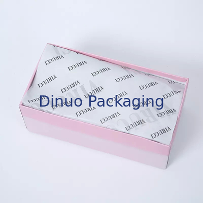 Ayakkabı Giyim için Çevre Dostu Beyaz Doku Kağıt Sarma Compostable Hediye Paketleme