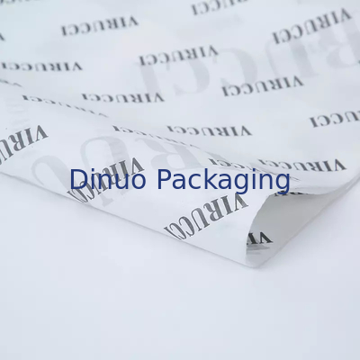 Ayakkabı Giyim için Çevre Dostu Beyaz Doku Kağıt Sarma Compostable Hediye Paketleme