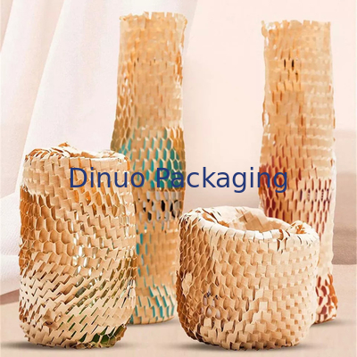 Woodpulp Biyobozunur Petek Kraft Kağıt Yastıklama Koruyucu Petek Topu