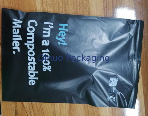Kendinden Mühürlü% 100 Kompostlanabilir Poly Mailer Poşetleri Giyim İçin Biyobozunur Nakliye Poşetleri