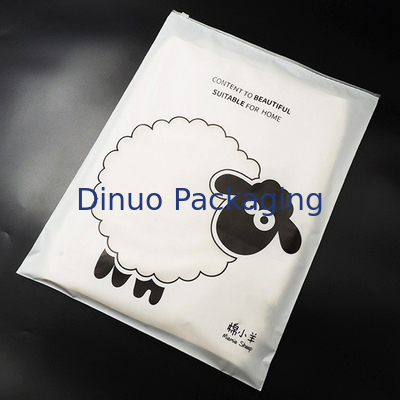 Geri dönüştürülebilir CPE ambalaj torbaları CPE/PVC/PE Ziplock giyim torbası 17 X 20cm