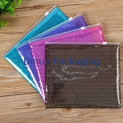 Açık Şeffaf Geri Dönüştürme Zipper Bubble Bag Özel Logo ve Boyut