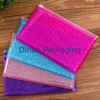Açık Şeffaf Geri Dönüştürme Zipper Bubble Bag Özel Logo ve Boyut