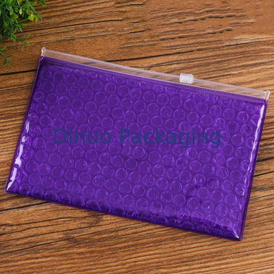 Açık Şeffaf Geri Dönüştürme Zipper Bubble Bag Özel Logo ve Boyut