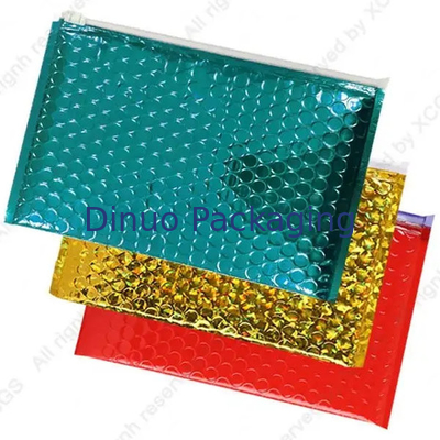 Yeniden kilitlenebilir PVC Plastik Zip Lock Bubble Bags Clear Bubble Zipper Mailer Bag