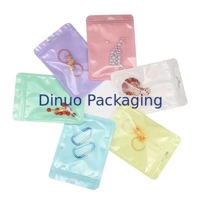 Özel CPE PE Şeffaf Dondurulmuş Plastik Fermuar Kilitli Çanta Mini Fermuar Cep