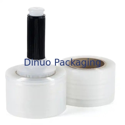 LLDPE kırmızı germe ve daralma filmi 0.012mm Plastik kolu ile tasarlanmıştır