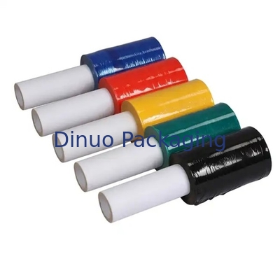 LLDPE kırmızı germe ve daralma filmi 0.012mm Plastik kolu ile tasarlanmıştır