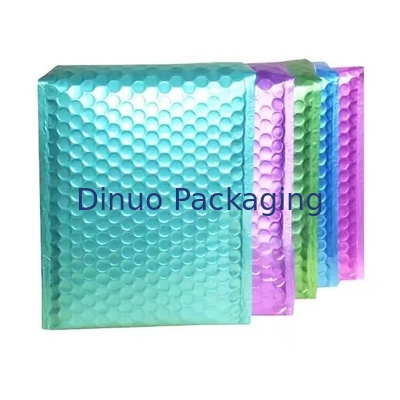 Nakliye Ambalajı Holografik Balonlu Zarf Posta Çantaları Metallik Poly Holografik Balonlu Postacılar
