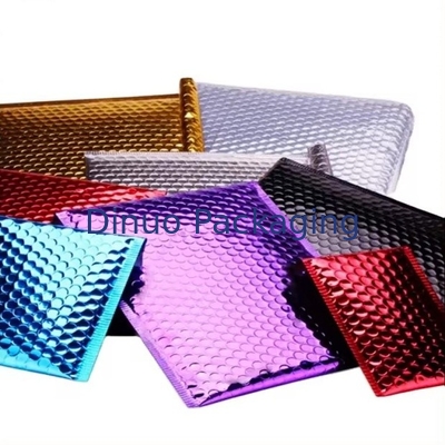 Nakliye Ambalajı Holografik Balonlu Zarf Posta Çantaları Metallik Poly Holografik Balonlu Postacılar