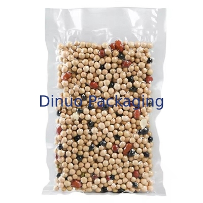 Vacuum Embossed Kapalı Plastik Depolama Çantası Üç Taraflı Kapalı Gıda Vakum Çantası Dokusu Embossed Vakum Çantası