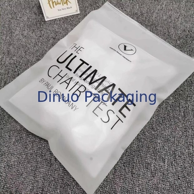 Özel Mat Frosted Zip Seal Ziplock Plastik Çantalar Giysi için Zipper Çanta