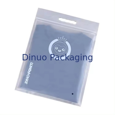 Özel Baskı Çanta Paketleme Çantası Giysi için Yakalama ile Ekoloji Dostu Yeniden Kapanabilir Plastik Ziplock Çantaları