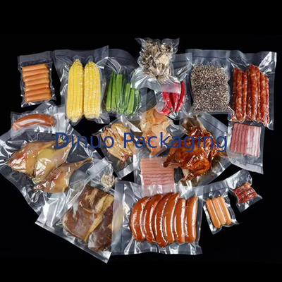 Çeşitli Boyutlar Naylon Vakum Torbası Kalınlığı 0.06-0.12mm Naylon / PE Malzemesi