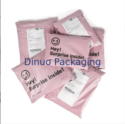 Çevreye Sorumlu Ambalaj Çözümleri İçin Pembe Renkli PLA Komposta edilebilir Poly Mailer