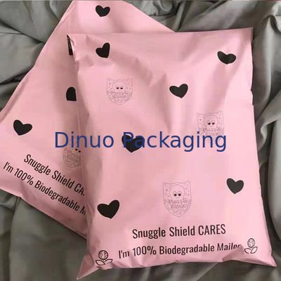 Çevreye Sorumlu Ambalaj Çözümleri İçin Pembe Renkli PLA Komposta edilebilir Poly Mailer