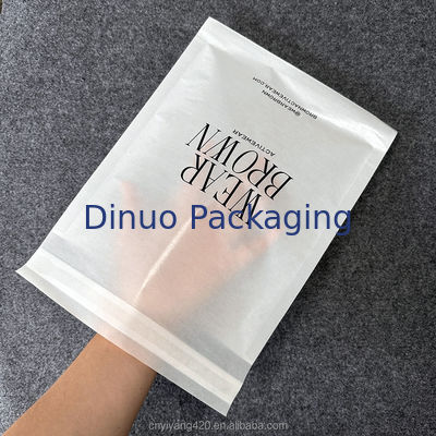 Yiyecekler Transparent Biyodegradable Balmumu Kağıt Torbaları Yapıştırıcı Şeritli Gusset Cam Zarfları