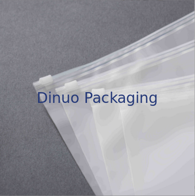 CPE PE Şeffaf Buzlu Plastik Kilitli Torba Geri Dönüşümlü ve Toz Geçirmez Özellikli