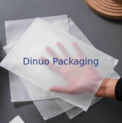 CPE PE Şeffaf Buzlu Plastik Kilitli Torba Geri Dönüşümlü ve Toz Geçirmez Özellikli