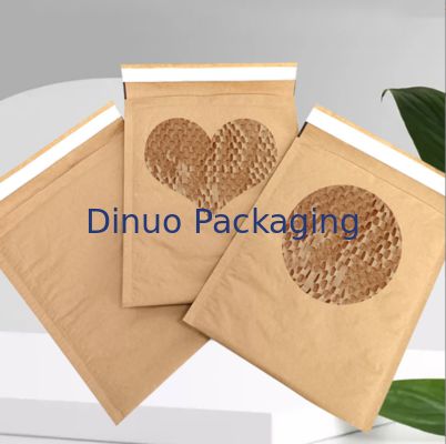 Şok geçirmez, özelleştirilebilir Bal çekirdeği kağıt zarfı Posta için çevre dostu kağıt torba