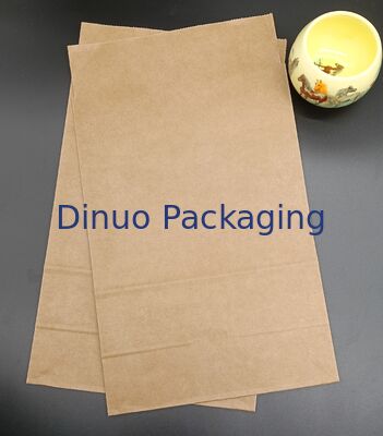 Virgin Pulp Natural Brown Side Gusset Kraft Paper Bag For Gift Packaging