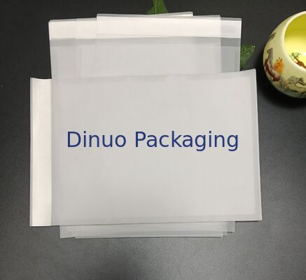 Komposta edilebilir Cam Kağıt Torbaları Üç Yan Dükkanlı Kendi Kendini Dükkanlı Yağ Döşemeyen Sıcaklığa Dirençli El Sanatı ve Küçük Eşyalar İçin