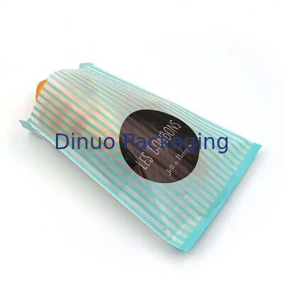 Gıda Sınıfı Biyolojik Olarak Parçalanabilir Glassine Kağıt Torbalar Özelleştirilebilir Boyut Renk Fırın Gıda Ambalajı