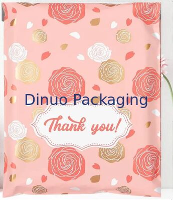 Custom Valentine Floral Poly Mailers Shipping Bags Waterproof Mailing Bag For Packaging