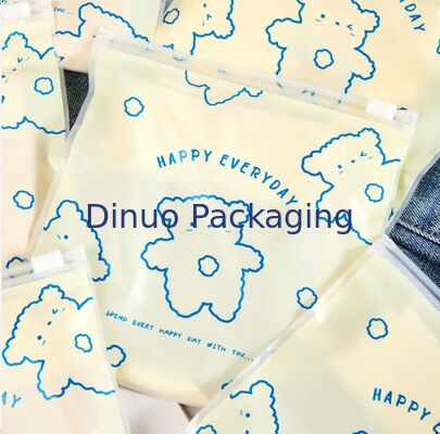 Kozmetik Elektronik Aksesuarlar Paketi için Yeniden Kapanabilir Su geçirmez CPE Fermuar Çantası Plastik Depolama Çantası