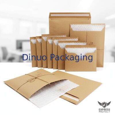 60 ila 180gm Kraft Bubble Mailers Çeşitli Boyutlar Ekspres Nakliye Koruyucu Paketleme Zarflar Posta Koruması Sunar