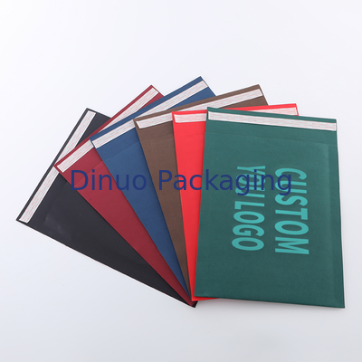 Kahverengi Doğal Kraft Kraft Kağıt Postacısı 6 renk baskı Ekolojik Arkadaşlıklı Paketleme Postacısı Güvenli ürün teslimatı için tasarlanmıştır