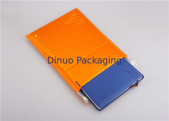 Turuncu Metalik Yastıklı Zarflar Özel Bubble Mailers 35x330mm # H Çevre Dostu