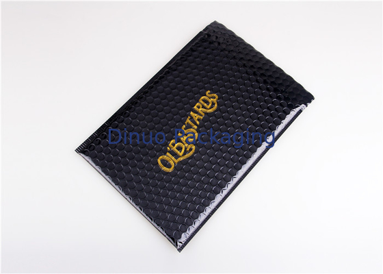 Su geçirmez Baskılı Siyah Metalik Nakliye Zarfları, 180x165 # CD-DCD Özel Kabarcık Postalar