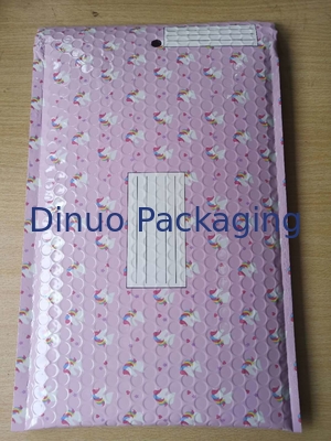 200x260mm # D1 Metalik Kabarcık Posta Zarfları, Tam Renkler Baskı Kabarcık Wrap Ambalaj Zarfları