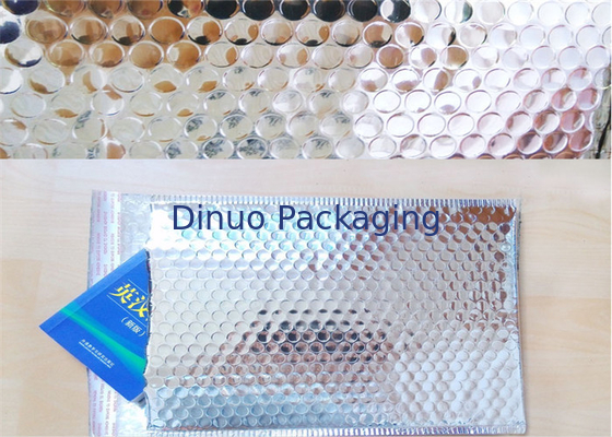 Kendinden Conta Gümüş Metalik Kabarcık Postaları, Geri Dönüşümlü Bubble Wrap Zarflar