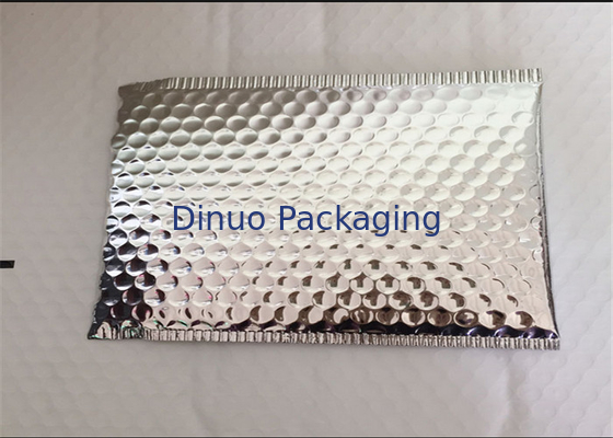 Kendinden Conta Gümüş Metalik Kabarcık Postaları, Geri Dönüşümlü Bubble Wrap Zarflar