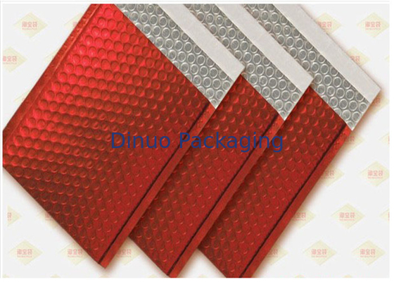 Yağa Dayanıklı Nakliye Metalik Jiffy Çanta, Renkli Yastıklı Zarflar 115x210mm # B