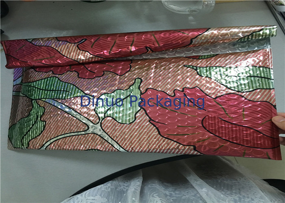 Renkli Baskılı Metalik Kabarcık Kaplı Çantalar Boyut 1 / 7.25 "X 12" tatil kabarcık postaları