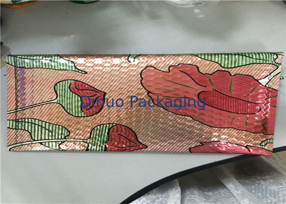 Renkli Baskılı Metalik Kabarcık Kaplı Çantalar Boyut 1 / 7.25 "X 12" tatil kabarcık postaları